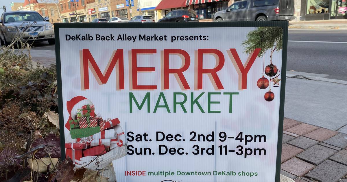 Merry Market offers holiday shopping in downtown DeKalb