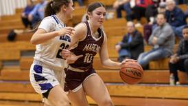 Girls basketball notes: Marengo’s Bella Frohling lets it fly; Marian’s Madison Kenyon joins 1,000-point club
