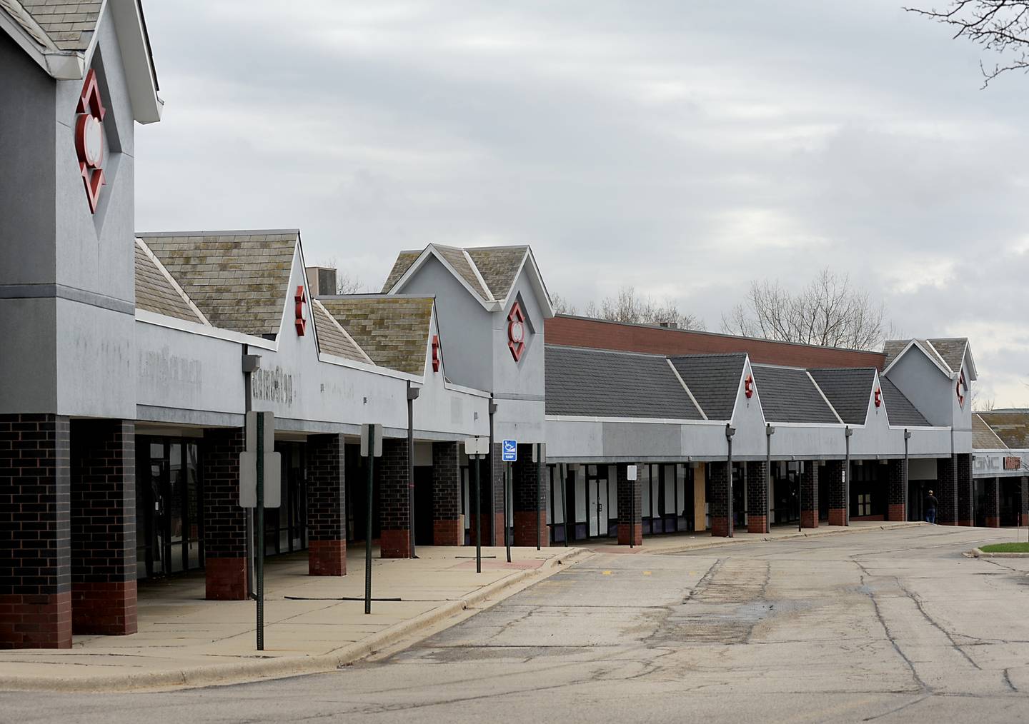 The Crystal Court shopping center at 6000 Northwest Highway in Crystal Lake is photographed on Wednesday, April 13, 2022.