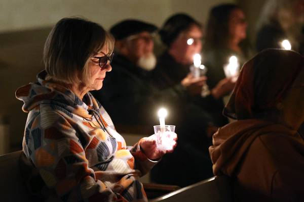 Dozens seek to regain hope at ‘Vigil for Peace’ in DeKalb 