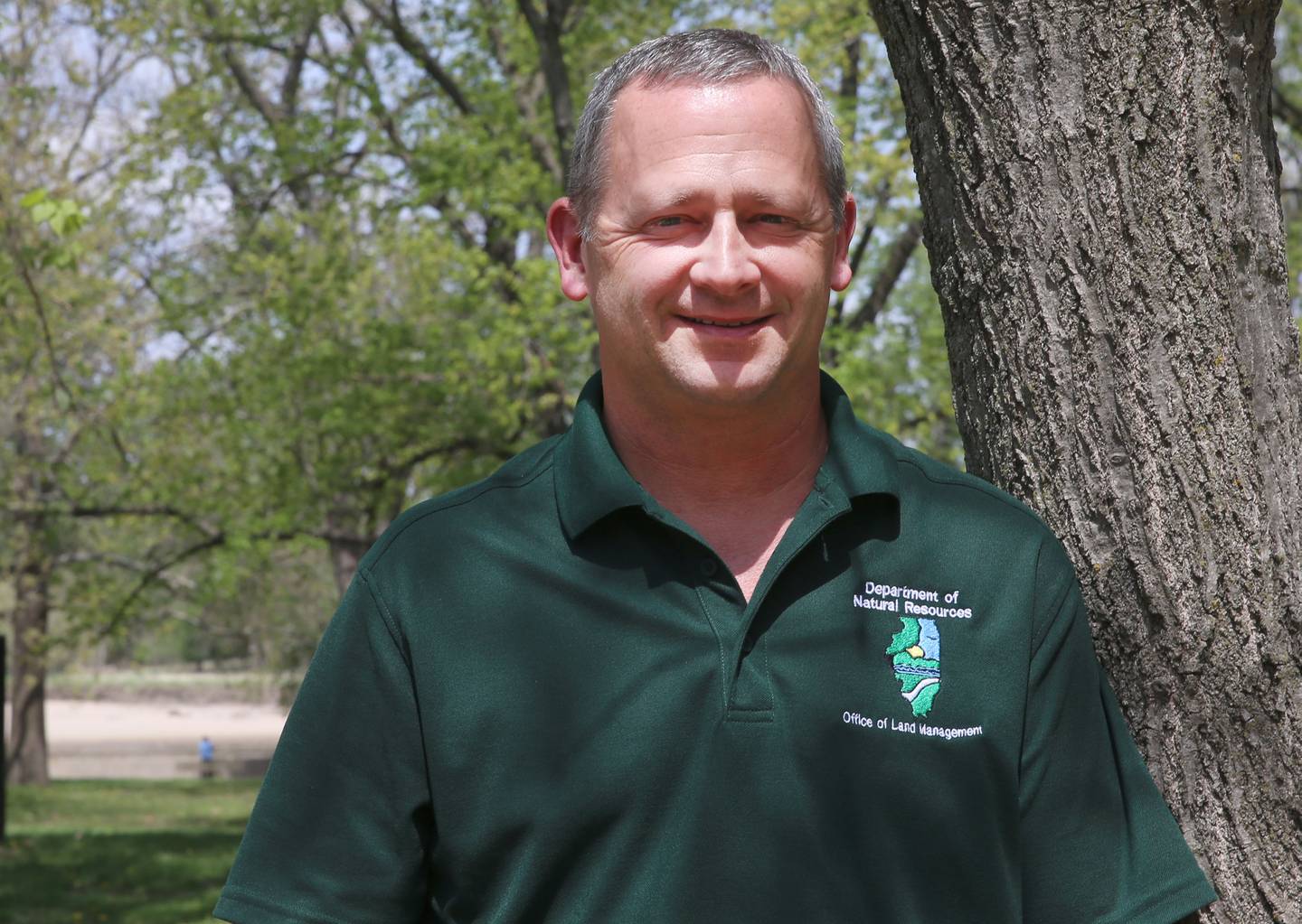 Monty Bernardoni poses for a photo outside the Starved Rock Visitors Center on Monday, April 28, 2025 at Starved Rock State Park. Bernardoni has been named the new site superintendent for Starved Rock and Matthiessen State Parks.
