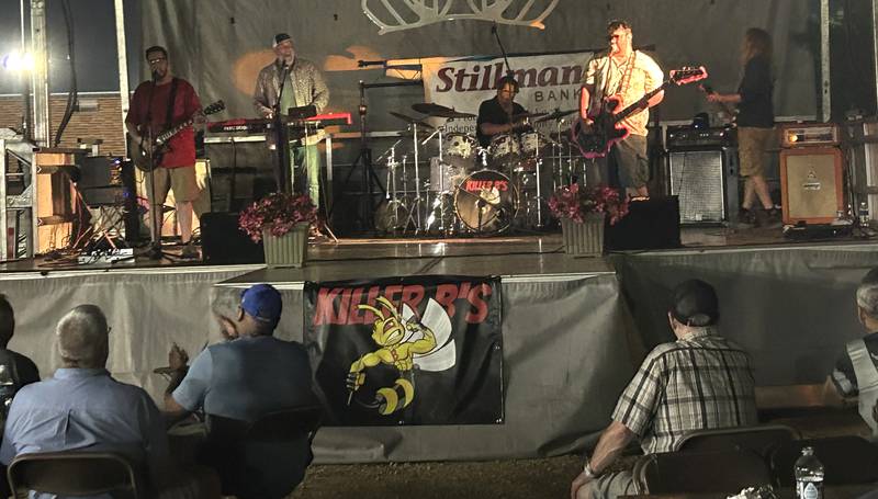 The Killer B's were the live musical entertainment at the Ogle County Fair on Friday, Aug. 2, 2024.