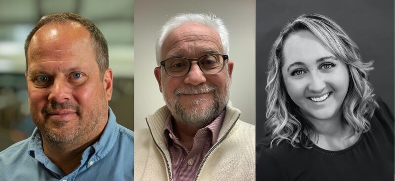 Spring Grove Village Board candidates include, from left to right, Mike Gajewski, Jeffrey Letzter and Katie Fitzgerald. Not pictured is Mike Lee.