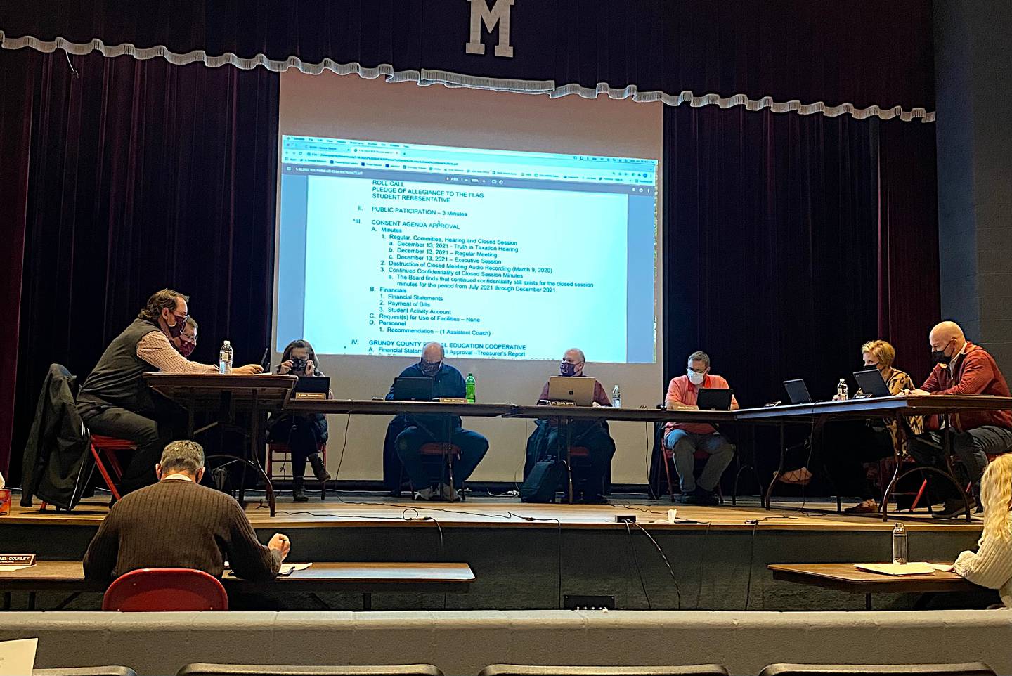 The Morris Community High School District 101 Board voted 6-1 Monday night to approve a plan that will retire the school's current mascot by August, 2025.