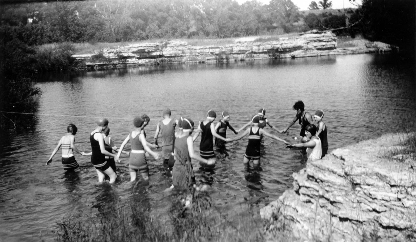 Camp Quarryledge, located off Route 31 north of Oswego and now proposed for annexation into the village, was being operated by the YWCA when this photo was taken in 1927. (Photo provided by the Little White School Museum)