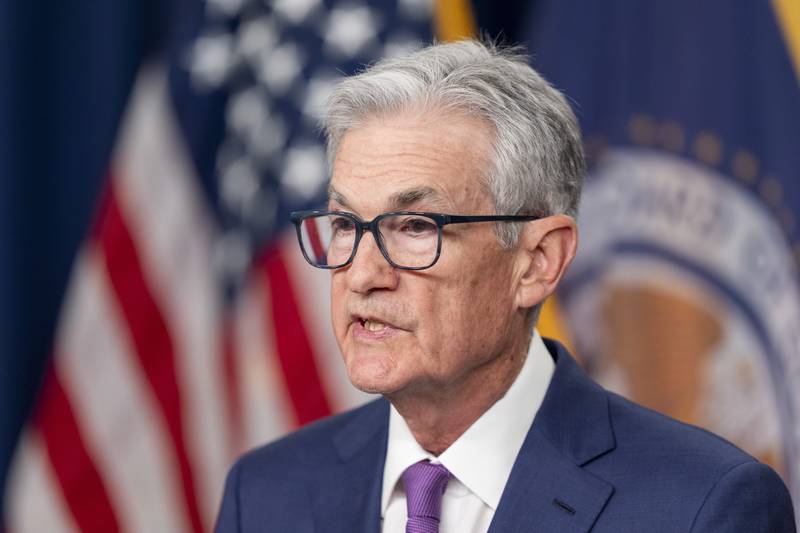 Federal Reserve Board Chair Jerome Powell speaks during a news conference about the Federal Reserve's monetary policy at the Federal Reserve, Wednesday, Jan. 31, 2024, in Washington. (AP Photo/Alex Brandon)