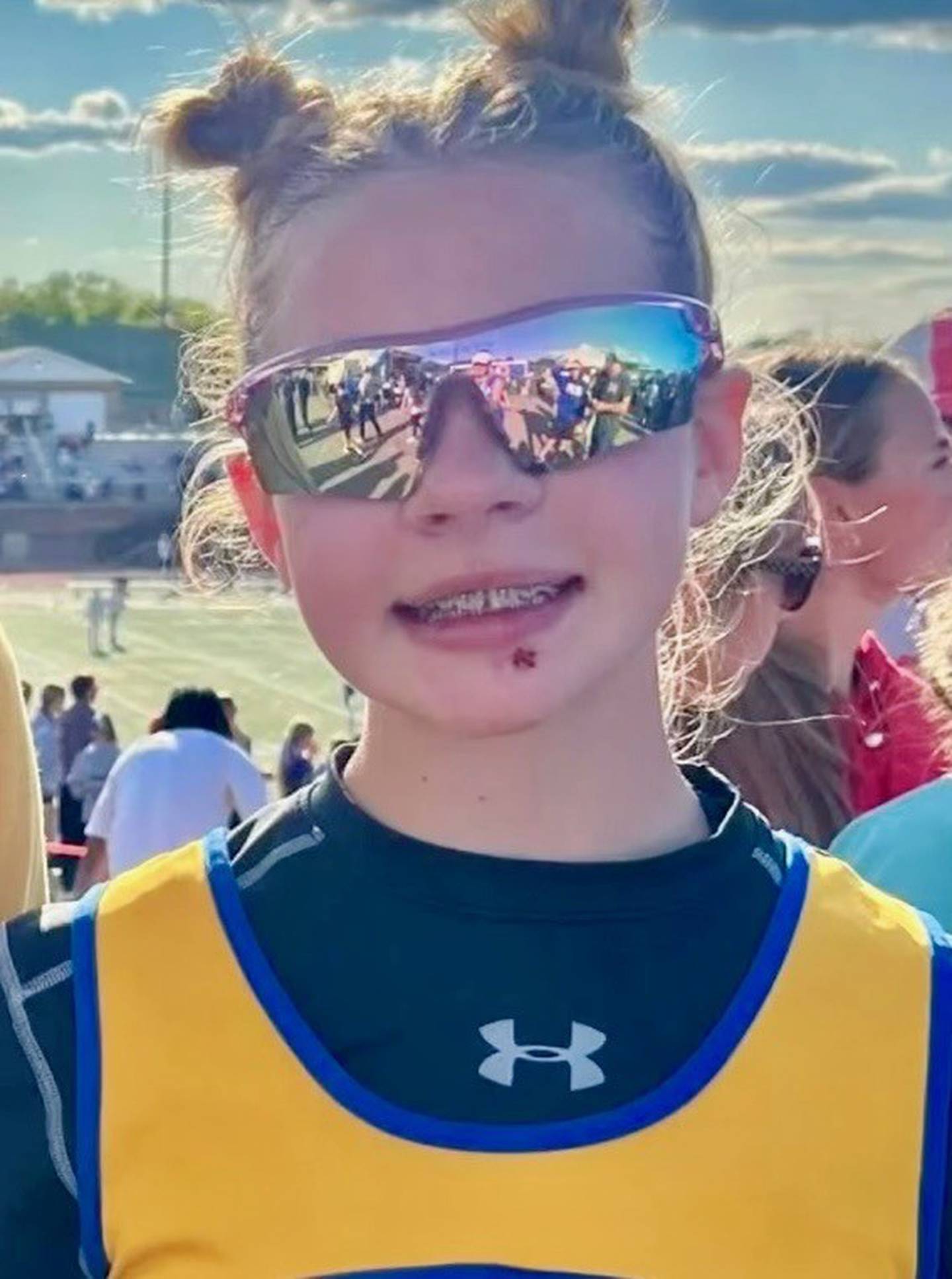 Princeton's Logan Kendall Keutzer placed fifth in seventh grade pole vault at state.