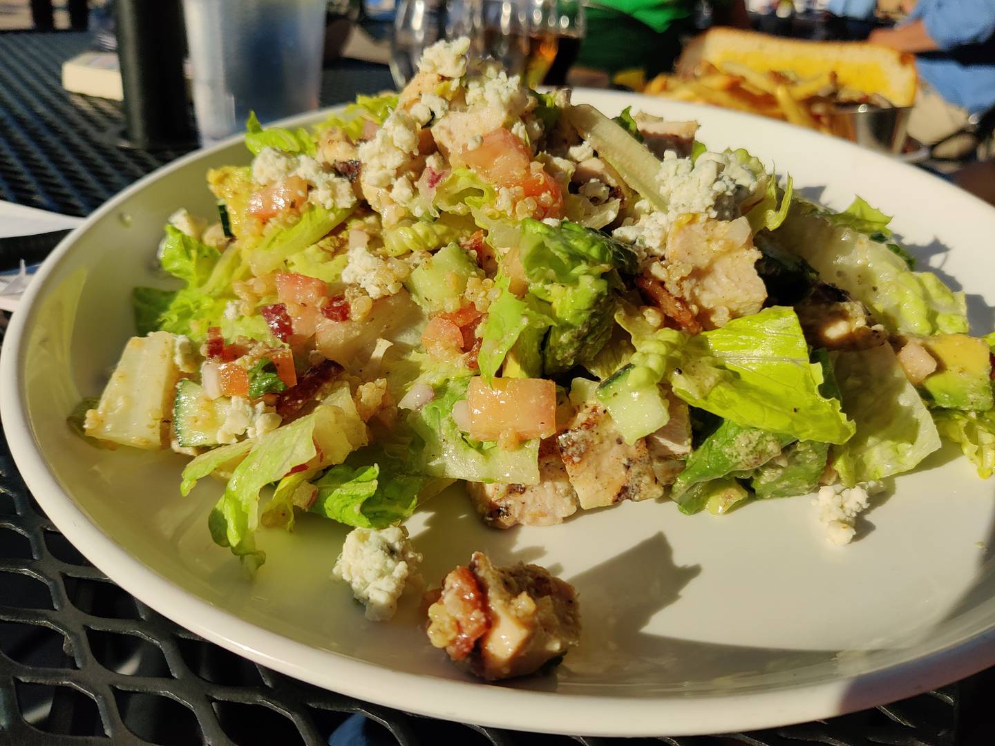 The diced chicken salad at Alter Brewing + Kitchen in St. Charles.