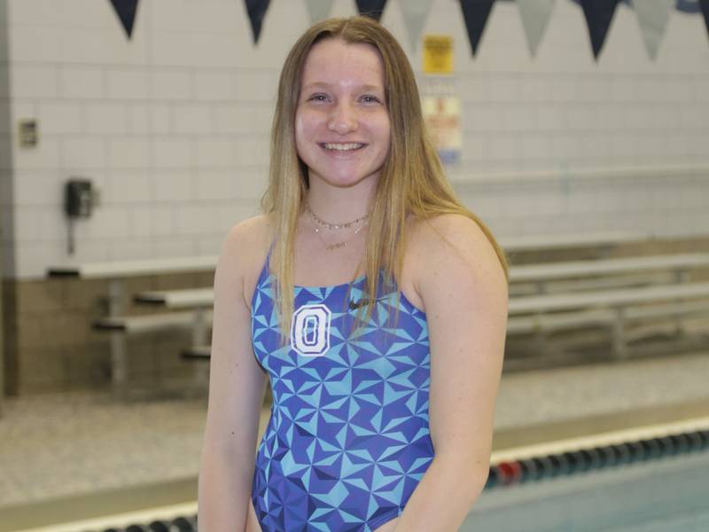 Oswego Co-op junior swimmer Katie Gresik