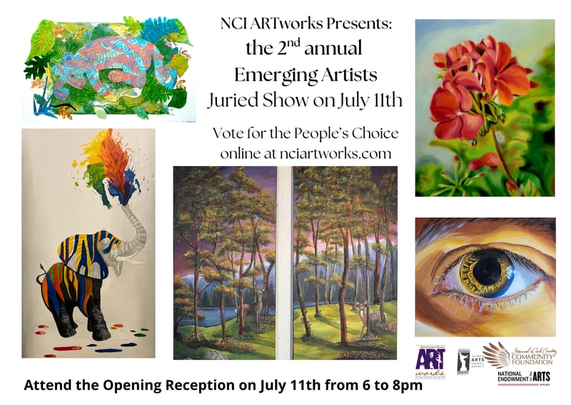 NCI ARTworks to announce the exhibit winners Friday, July 11