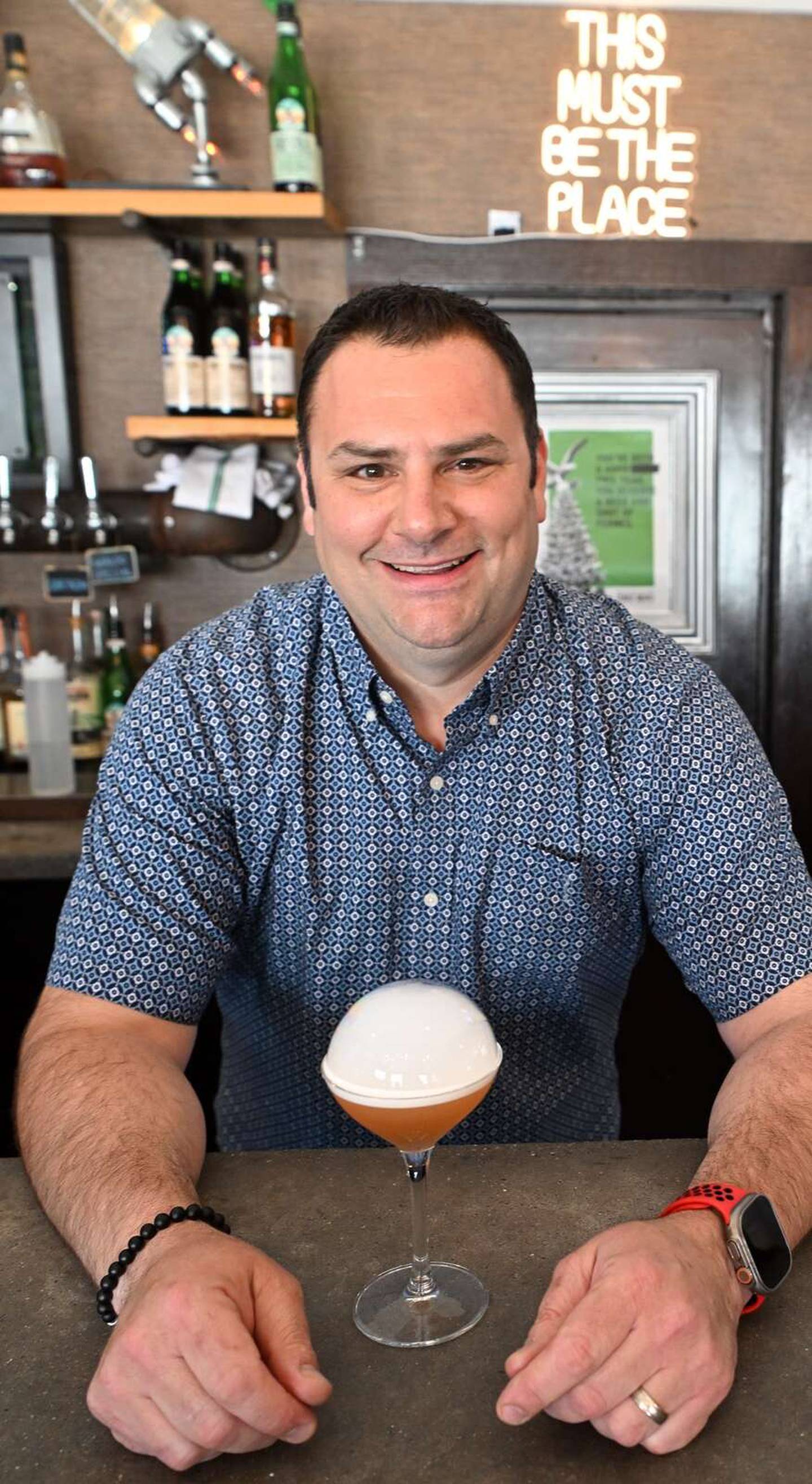 Phil Costello, one of the owners of The Side Lot in Wauconda, hosts themed dining experiences where he designs surprise menus with cocktail pairings. He prepares everything himself and serves the guests as well.