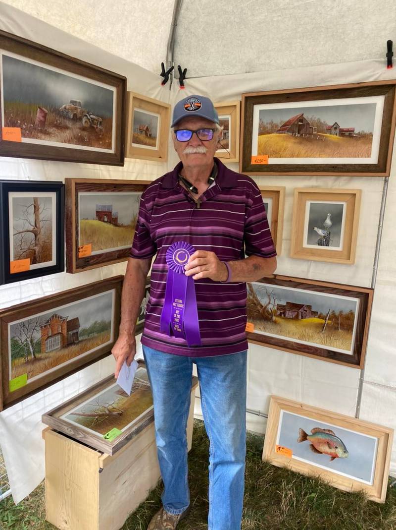 Kurt Sala received best in show honors at the 2022 Art in the Park Show at Washinton Square in Ottawa.