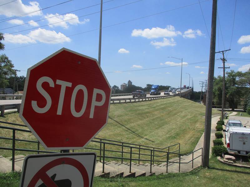 The 9th Street bridge in Lockport, seen here during early afternoon on July 14, 2022, is a major crossing over the Des Plaines River for traffic moving between Will County and the southwest suburbs.