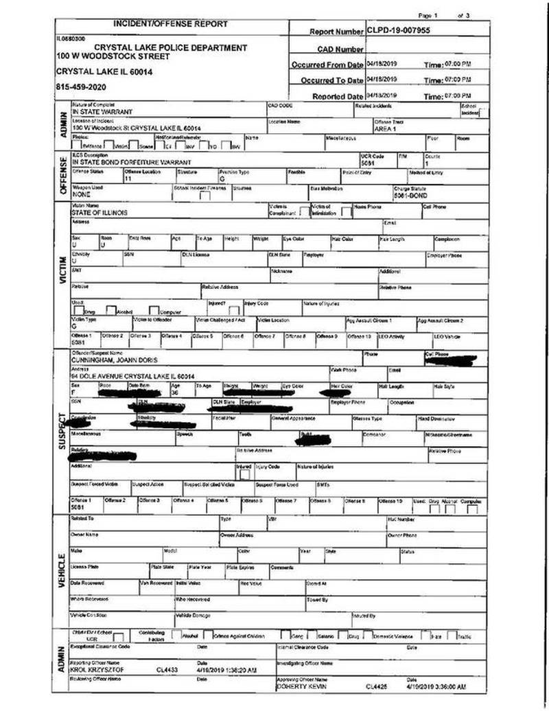 5 years of police reports from home of missing Crystal Lake boy