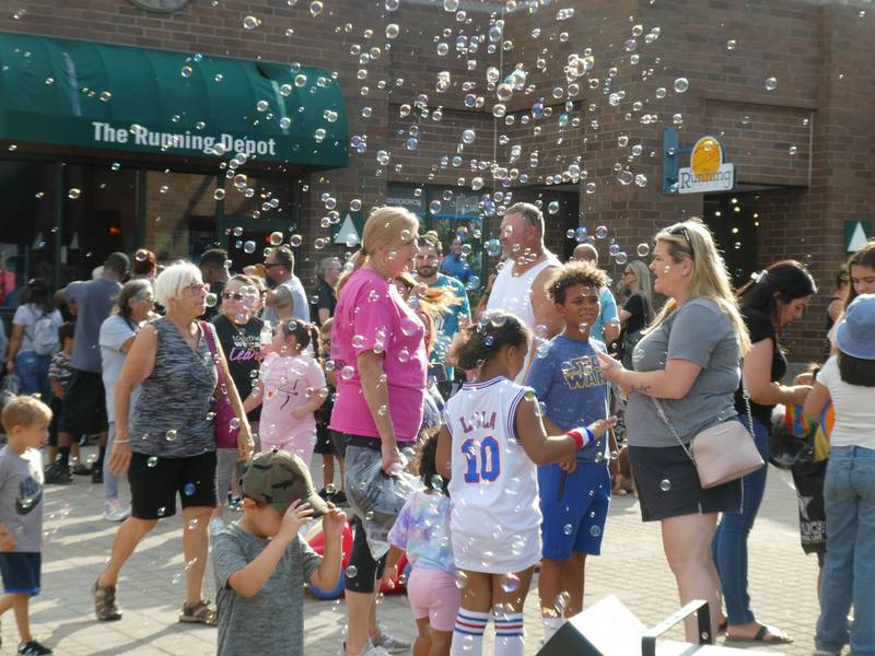 Crystal Lake's National Night Out event on Thursday, August 4, 2022, included food trucks, live music, first responder vehicles, and a dunk tank. The event is a great way to foster positive public outreach, said Illinois State Police Sgt. Aldo Schumann.