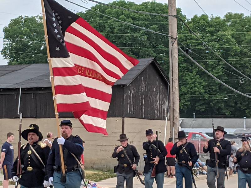 Sandwich Park District’s Freedom Days Parade marched through downtown Sandwich on Saturday.