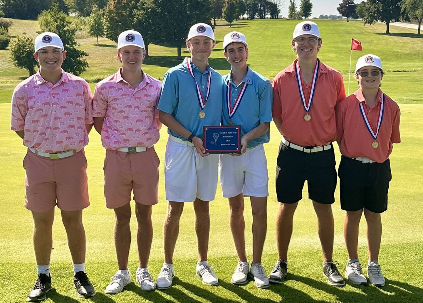 The Ottawa boys golf team won the championship at the Mendota Ryder Cup on Saturday.