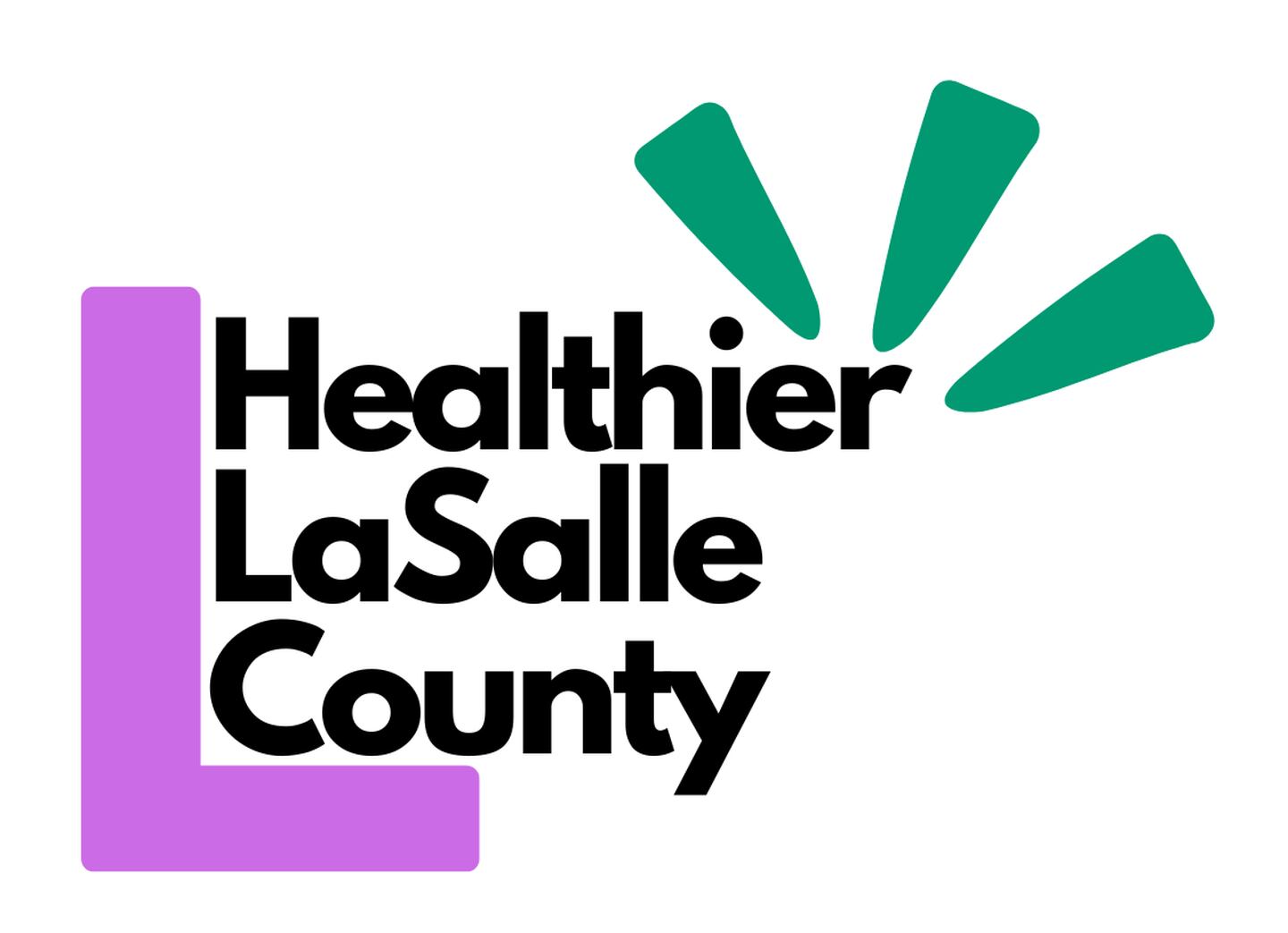 The Healthier La Salle County logo was created by Nate Kaminski, a senior at Ottawa High School.