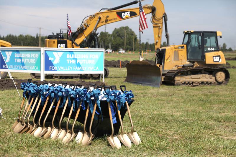 A groundbreaking ceremony for the East Branch of the Fox Valley Family YMCA was held on Tuesday, Aug. 27, 2024 in Bristol.
