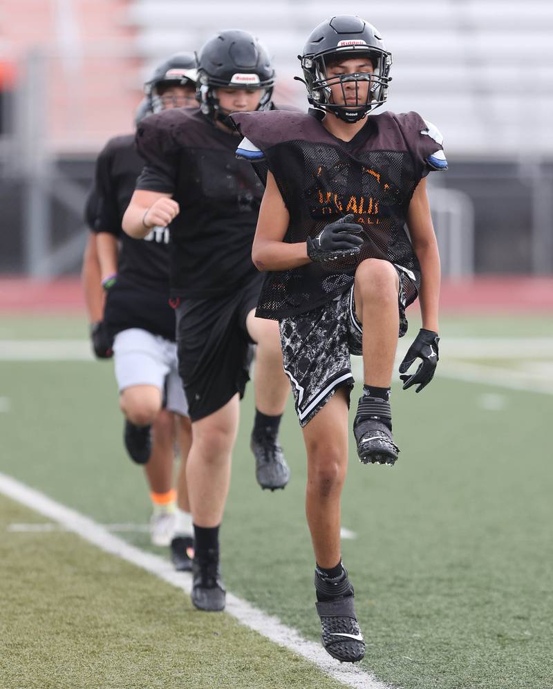 Photos DeKalb football meets for summer workout Shaw Local