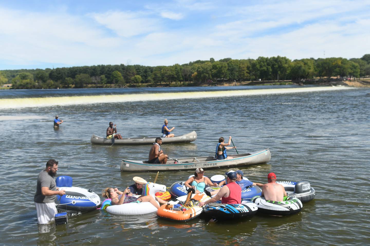 The White Pelican boat launch, below the Oregon dam, was a busy place last summer.