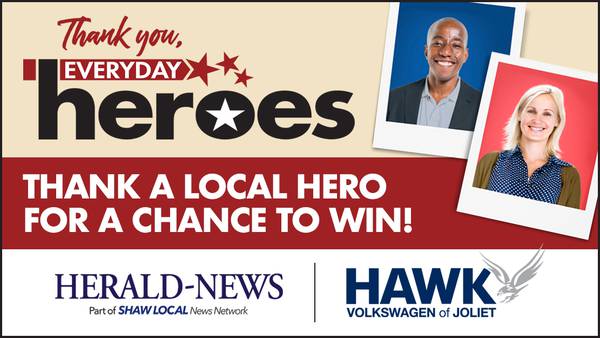 Thank a Will County Hero to win!