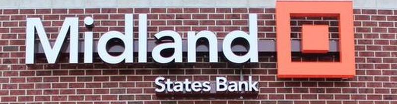 Midland States Bank signage