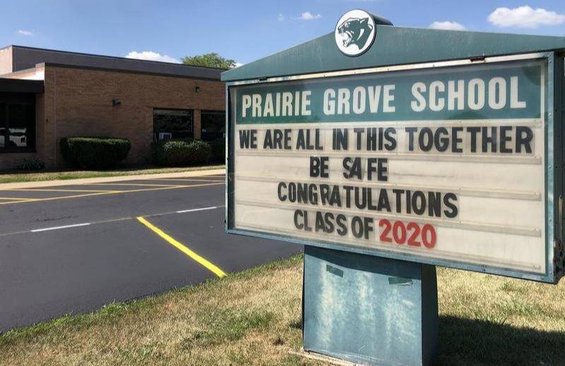 Prairie Grove School District 46 is photographed on Friday, Aug. 7, 2020.