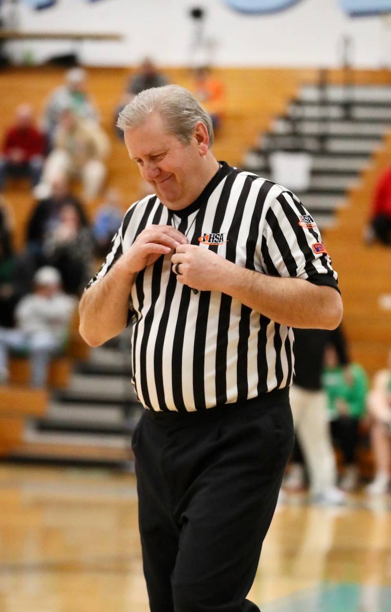 Wyanet's Dave Shepard officiated his first IHSA Boys State Tournament this year in Champaign. He has worked three IHSA State Girls Tournaments, including two championship games.