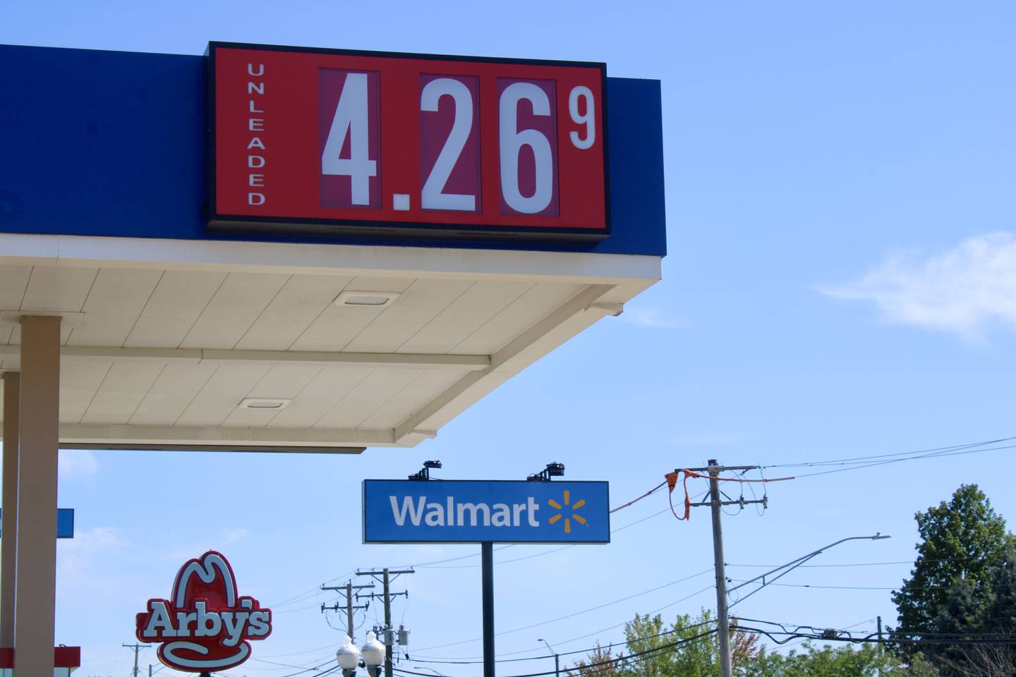 Gas and groceries are represented by signs for Murphy USA fill-up and the Walmart Supercenter located along Galena Avenue on the south end of Dixon. According to a survey conducted by Shaw Local News Network, rising costs for fuel and food are cited by readers as the two biggest concerns when it comes to coping with inflation in their personal spending.