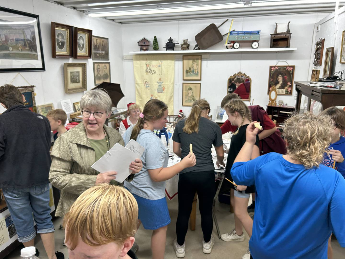 The Norsk Museum was visited Thursday by the Milton Pope School sixth graders led by teacher Karen Fleming.
