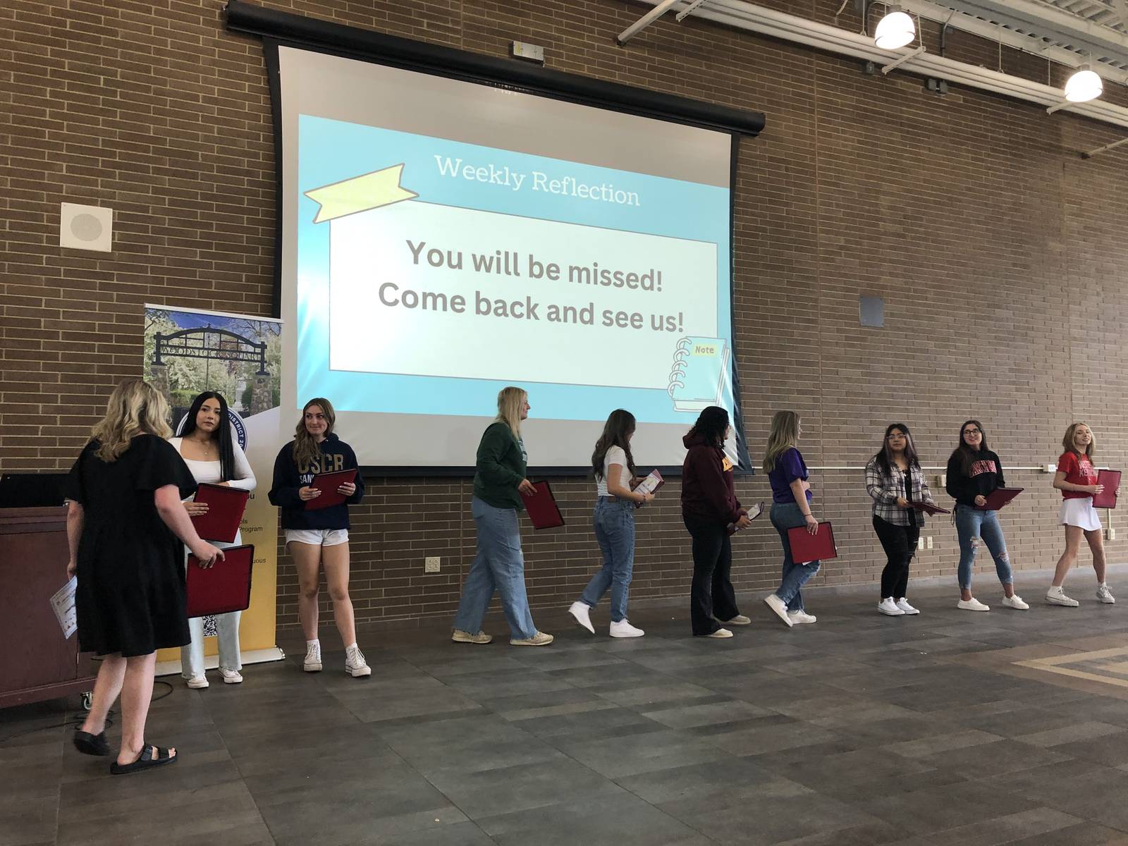 Woodstock North High School hosts signing day for future teachers