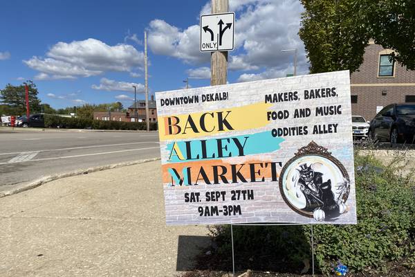 Fall Back Alley Market returns to DeKalb Saturday