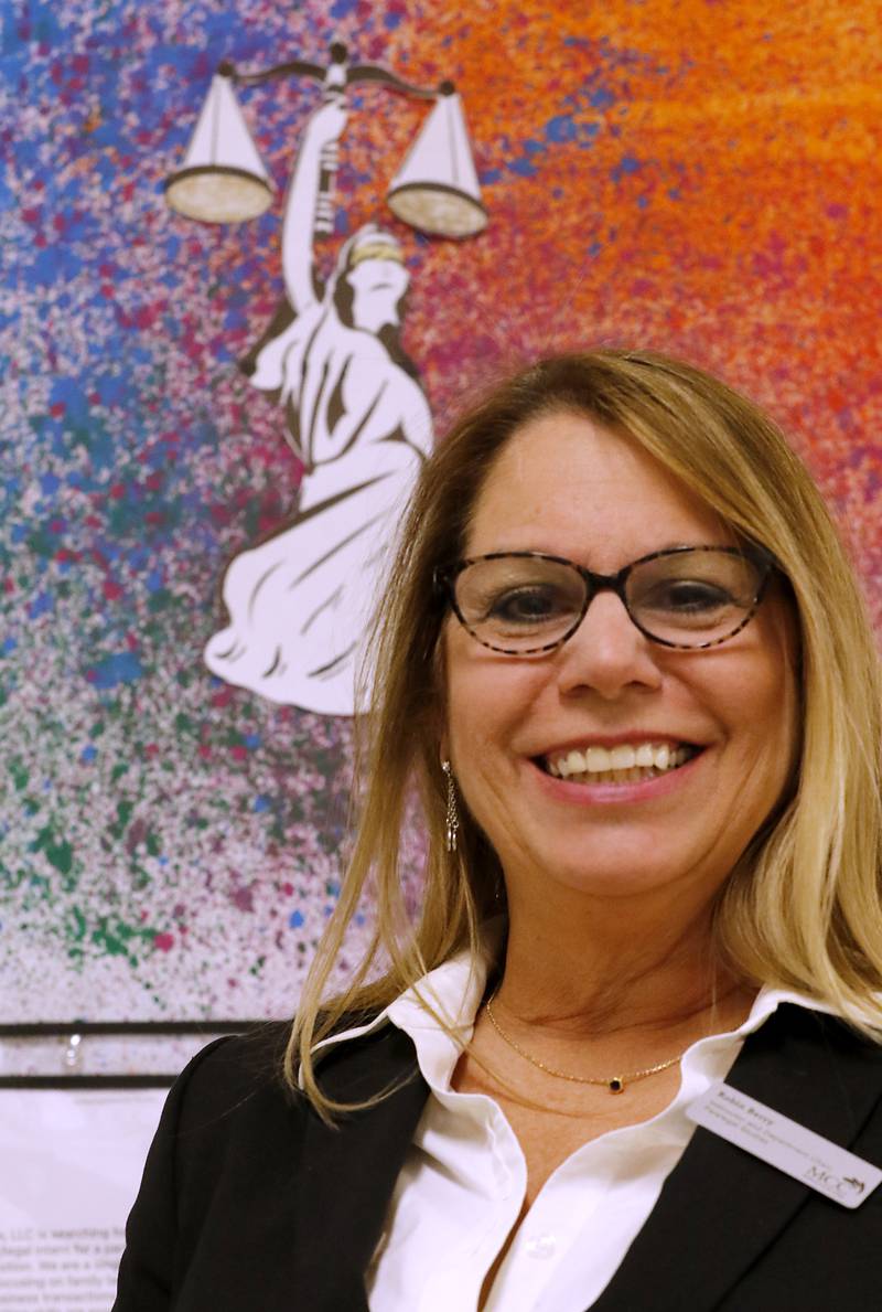 Robin Berry, an attorney and the Chair of the Paralegal Department at McHenry County College, on Wednesday, April 16, 2025, at the college in Crystal Lake.