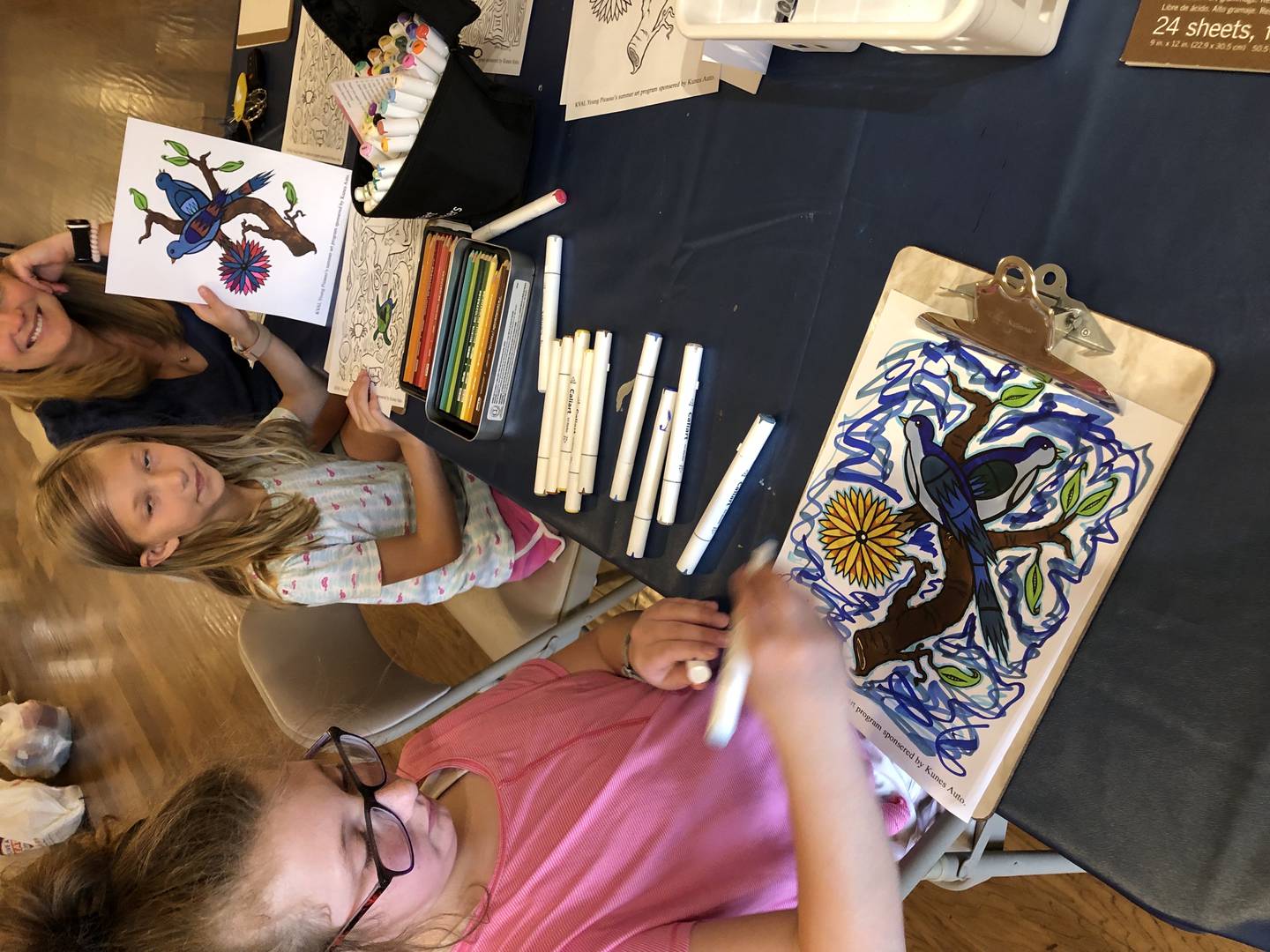 Kishwaukee Valley Art League's kids Young Picasso summer art program