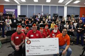 McHenry County Marine Corps League donates to McHenry High band program