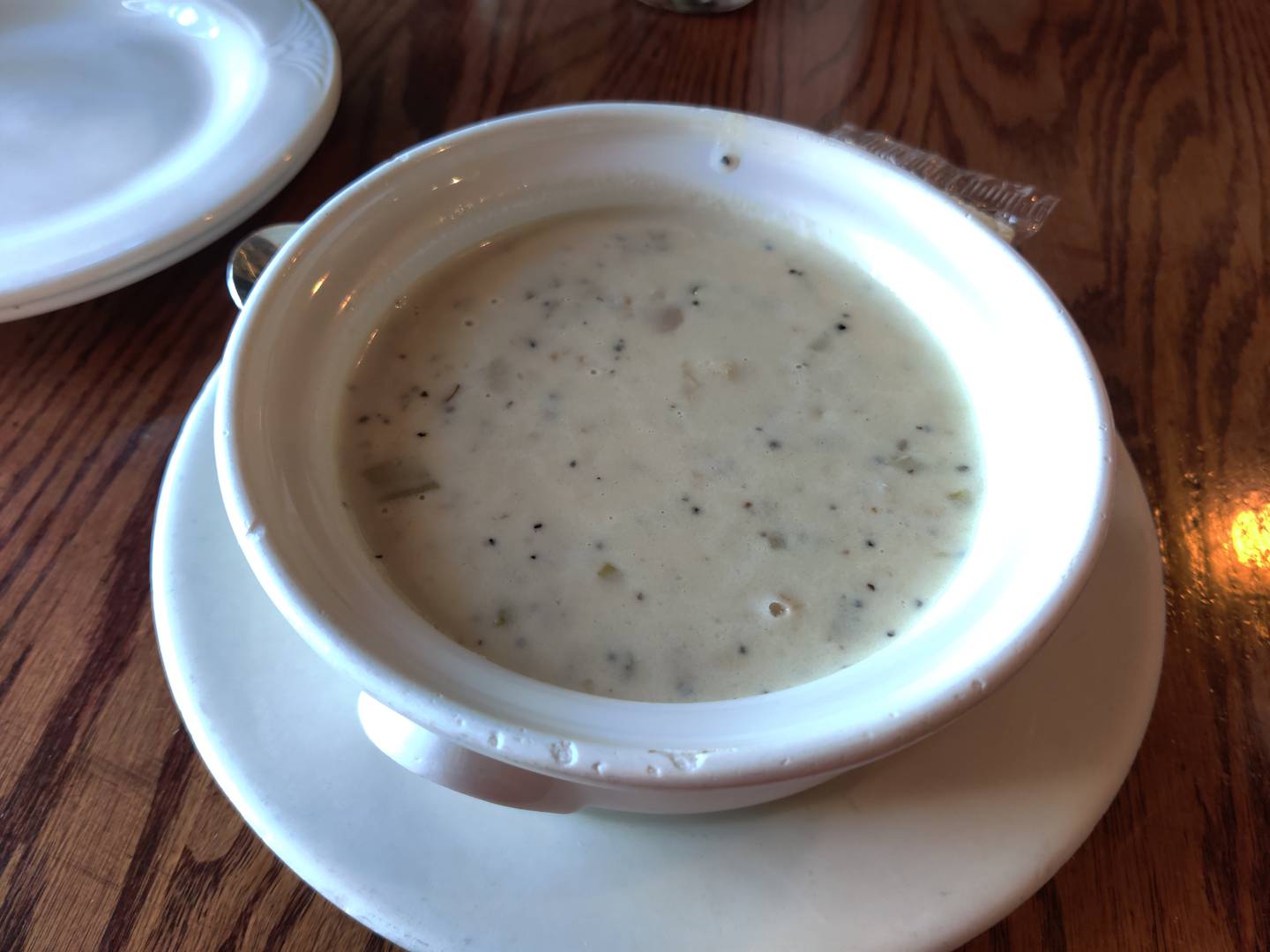 Clam chowder at Stockholm's in Geneva.