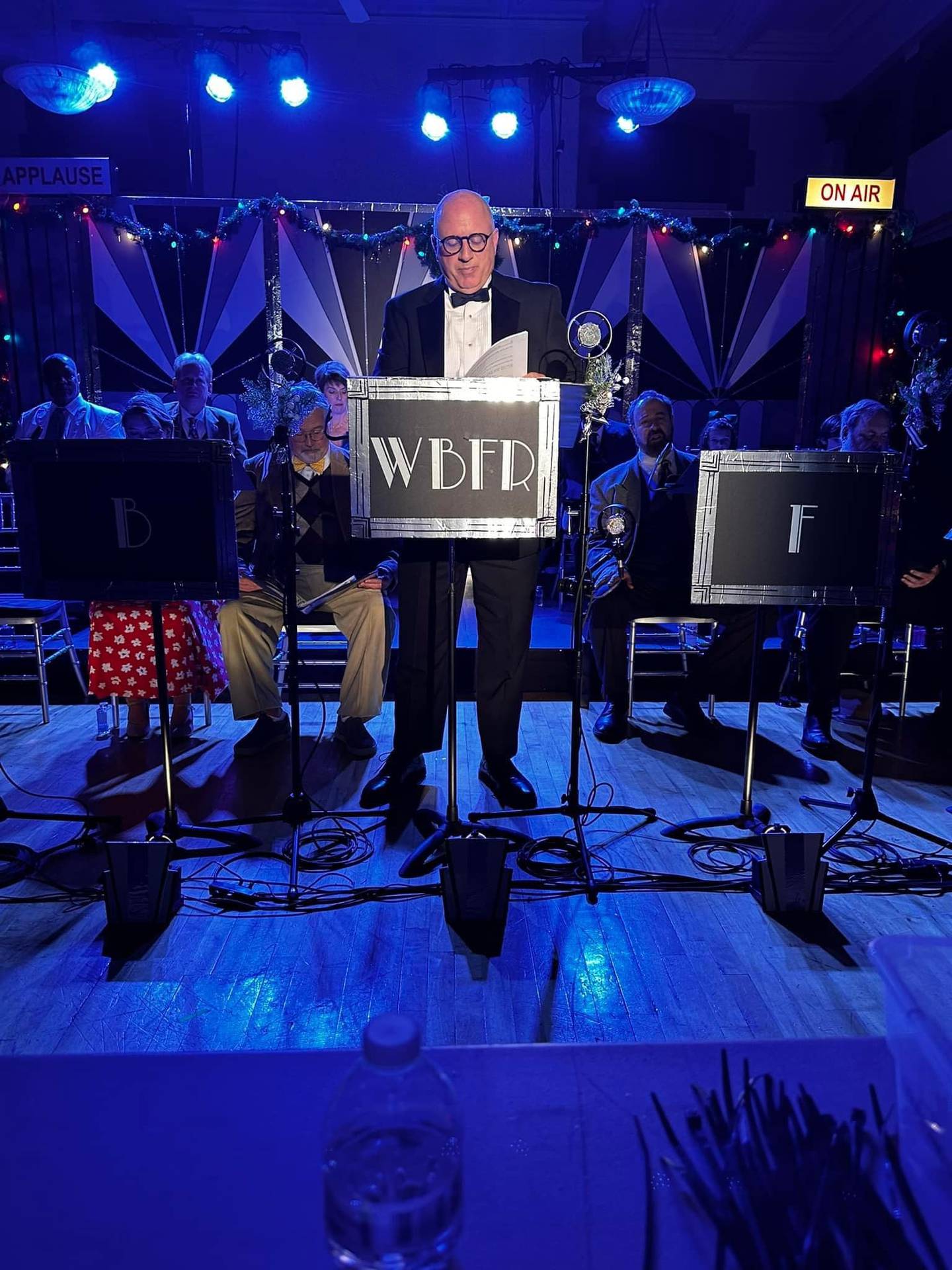 Regina Belt-Daniels directs "It's a Wonderful Life: A Live Radio Play" for Elgin Theatre Company.