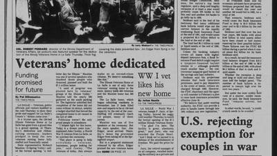 Veterans’ home dedicated and more historical covers for February 8