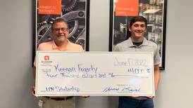 Allegion presents Engineering and Business Scholarship to Princeton’s Keegan Fogarty