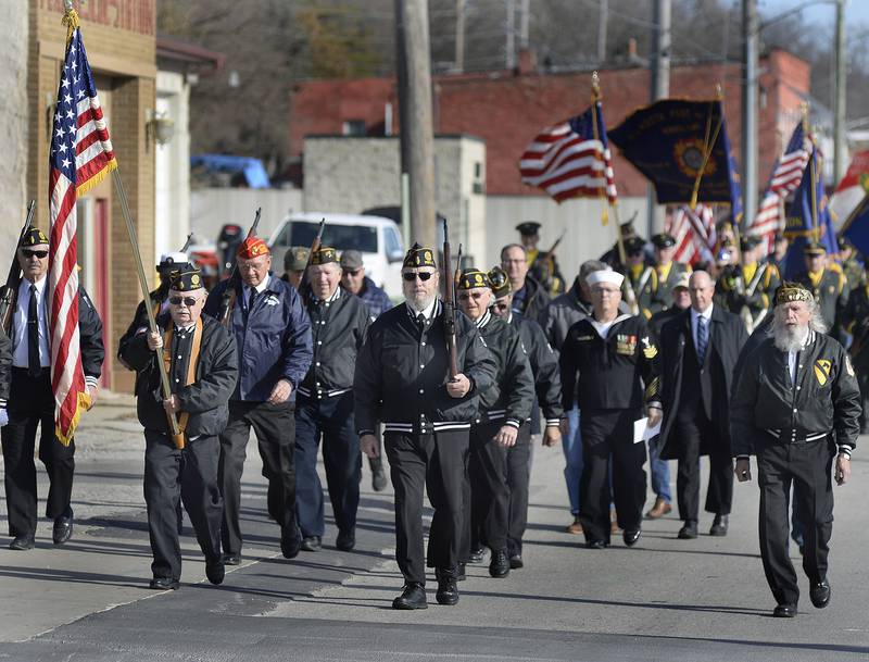 After last year’s cancellation, the Peru Pearl Harbor Day parade and memorial service returned to Peru Saturday.  Except for the year 2020, this parade and memorial is put on yearly by the Peru American Legion and Veterans Memorial Group to commemorate the events at Pearl Harbor in 1941. Dec 3,2021.