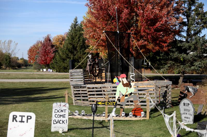 The Licht Family are in their sixth year of competing in the St. Charles Park District Halloween decorating competition at their home, which is located in the Thornwood subdivision in South Elgin.