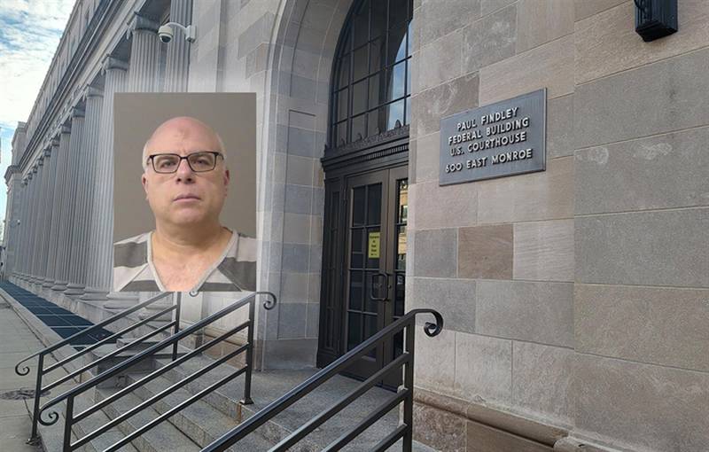 Former state Sen. Sam McCann is pictured in a mugshot after being arrested last week for violating his conditions of pretrial release. McCann checked himself into a Missouri hospital on the eve of his corruption trial and allegedly failed to notify his probation officer of his release. His trial was again delayed until Tuesday, Feb. 13 after he terminated his plan to represent himself and agreed to let his standby attorney take over his defense.