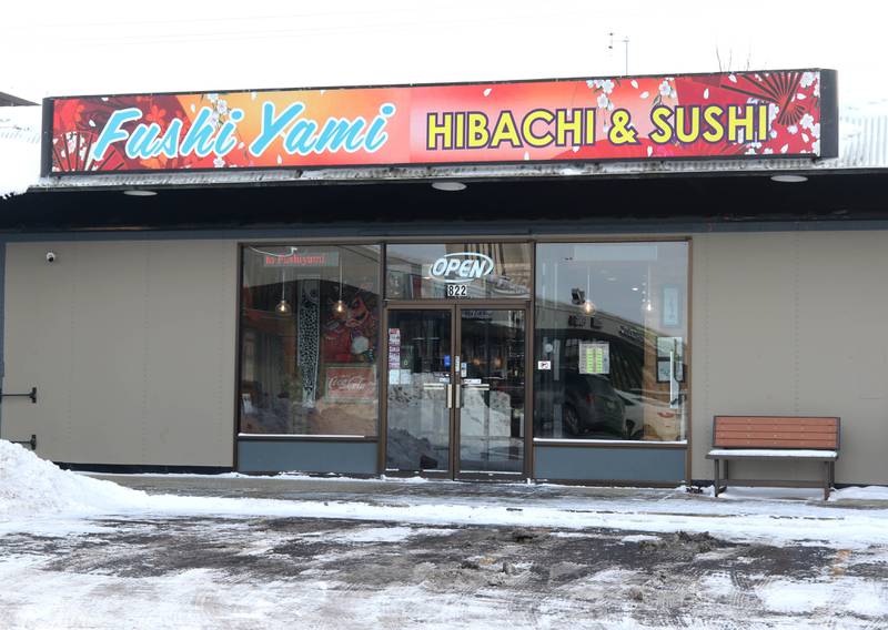 Fushi Yami hibachi and sushi restaurant Friday, Jan. 19, 2024, located at 822 West Lincoln Highway in DeKalb.