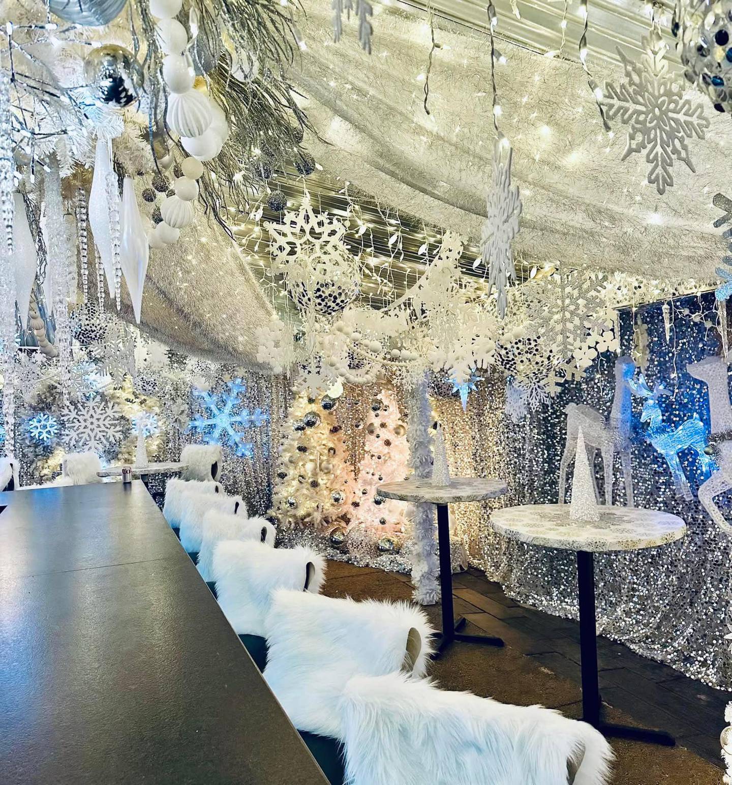 Broken Oar Marina's pop-up Arctic Winter Bar, is now open in Port Barrington through Feb. 1.