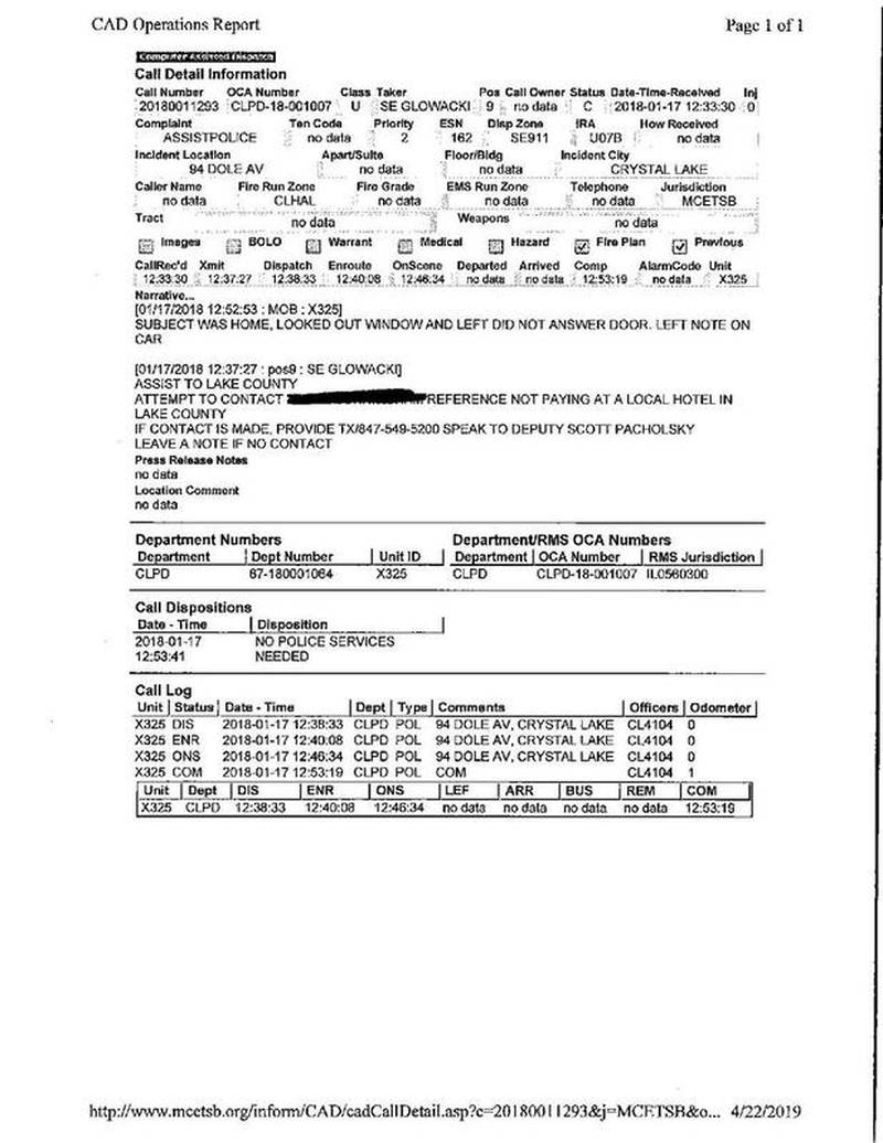 5 years of police reports from home of missing Crystal Lake boy