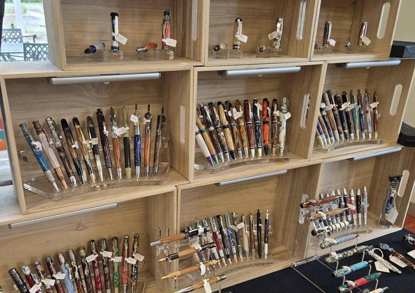Lockport-based Canal Woodturning makes another appearance at Nik and Ivy Brewing bringing their signature woodturned pens and accessories.