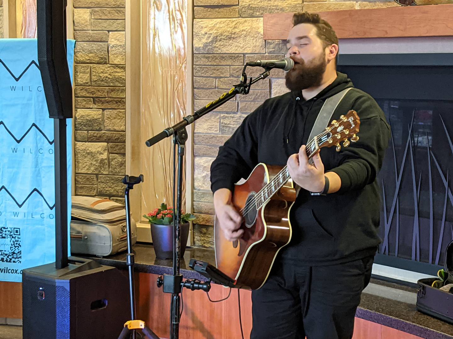 Willard Wilcox performed as part of National Rural Health Day on Nov. 16 at Northwestern Medicine Valley West Hospital in Sandwich.