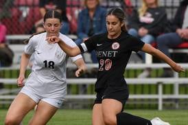 Benet busy in first half, holds on for key 3-2 victory over St. Viator