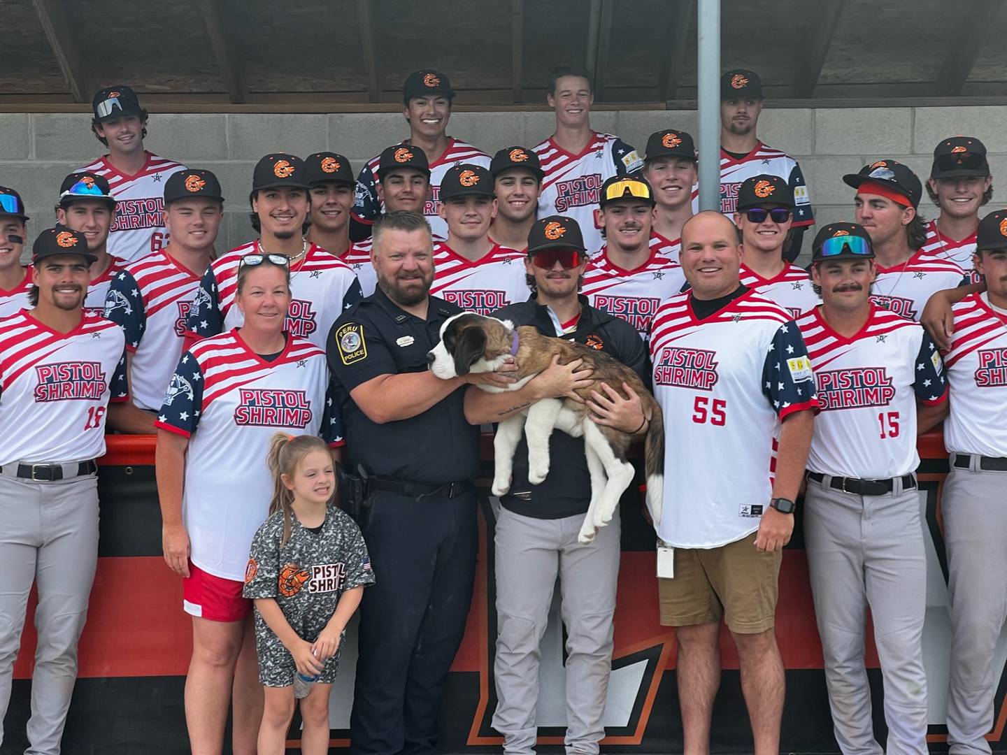 Haven has spent the summer attending community events or places such as the Illinois Valley Shrimp’s First Responder night.